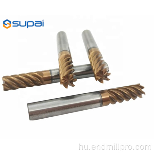 Solid Carbide End Mill 6Flutes Finishing CNC eszközök